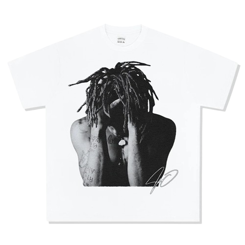 40 Signature Tattoo Print Cotton Tee - Unisex Street Style Top