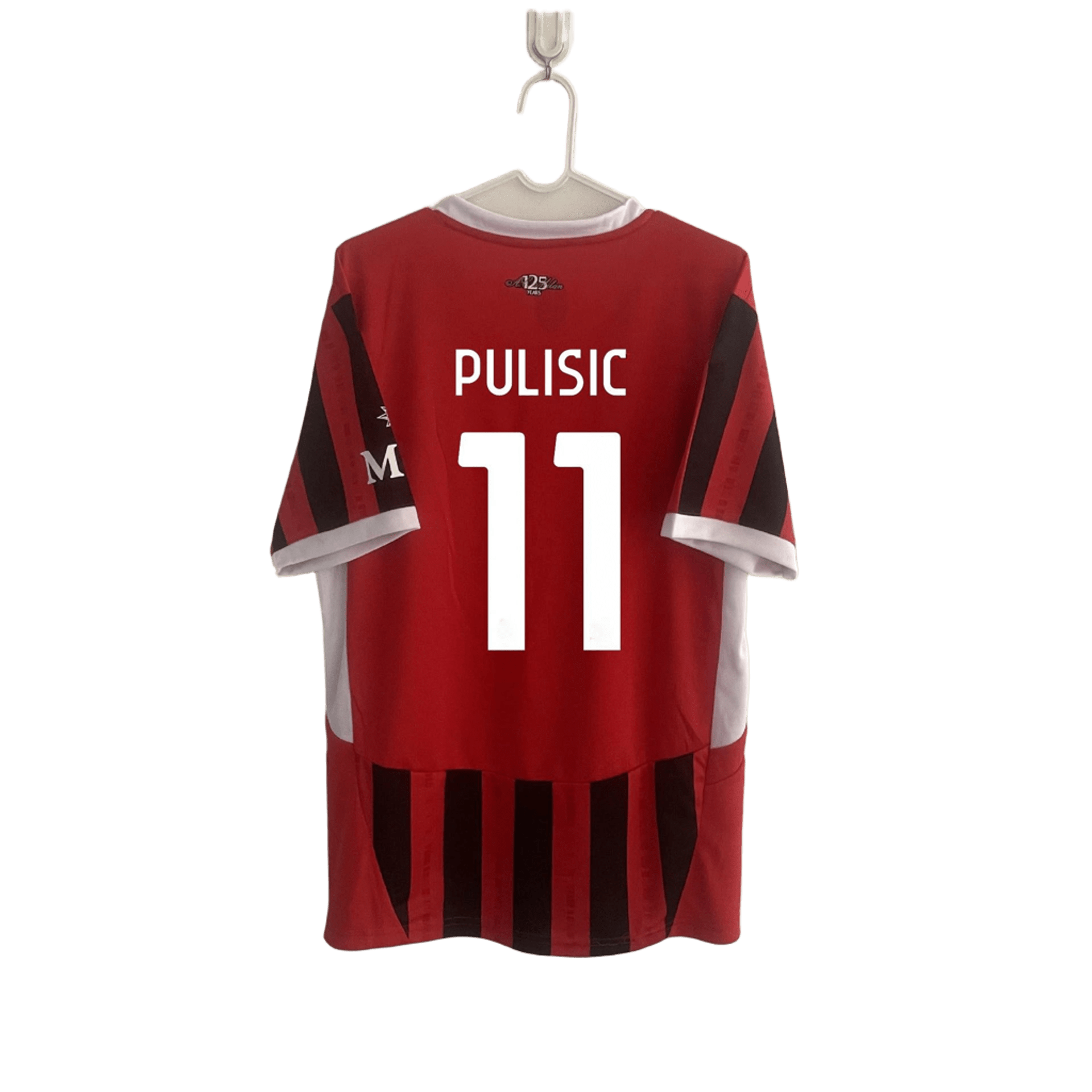AC Milan 125 Years Red/Black Striped Quick Dry Jersey