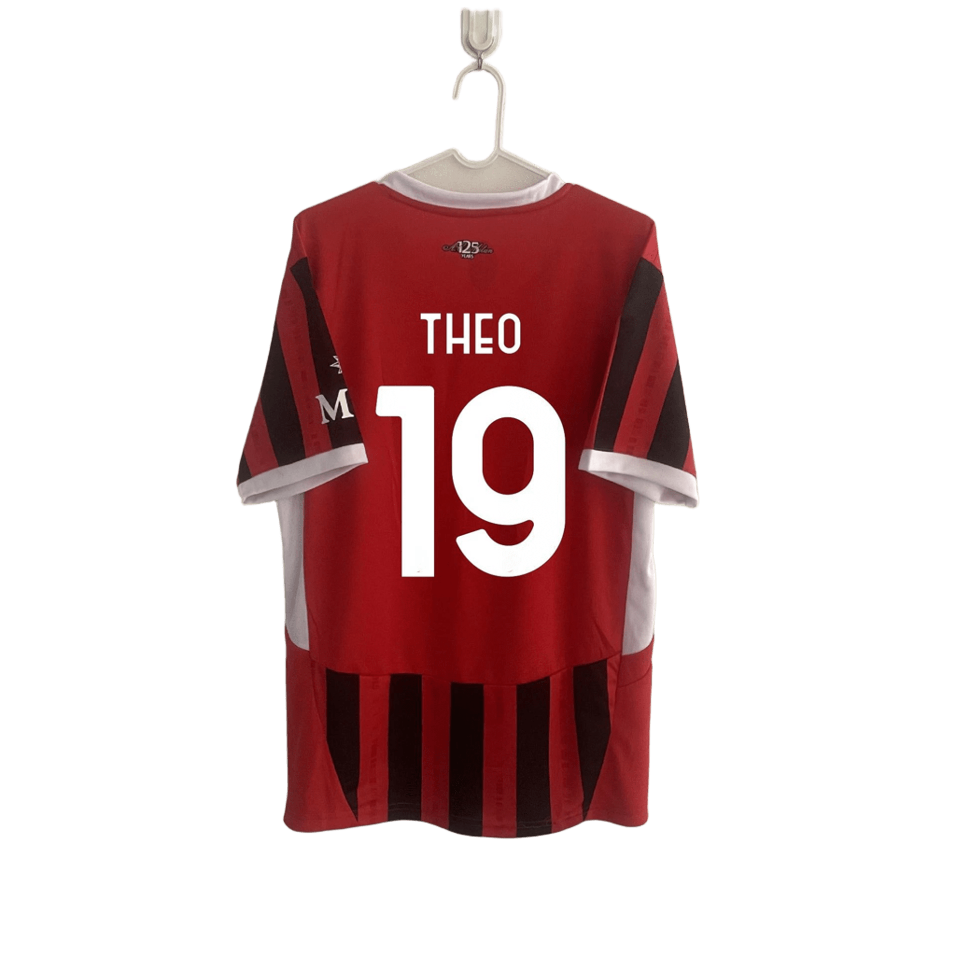 AC Milan 125th Anniversary Red Black Breathable Jersey