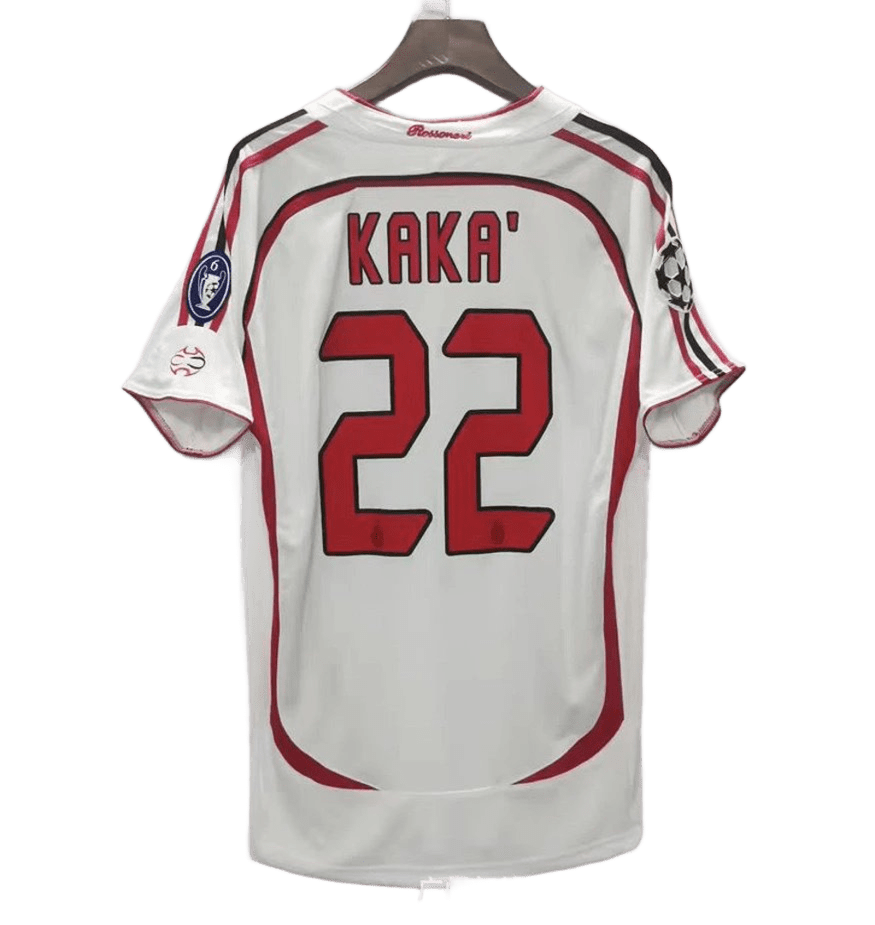 AC Milan Kaka White Breathable Short Sleeve Football Jersey