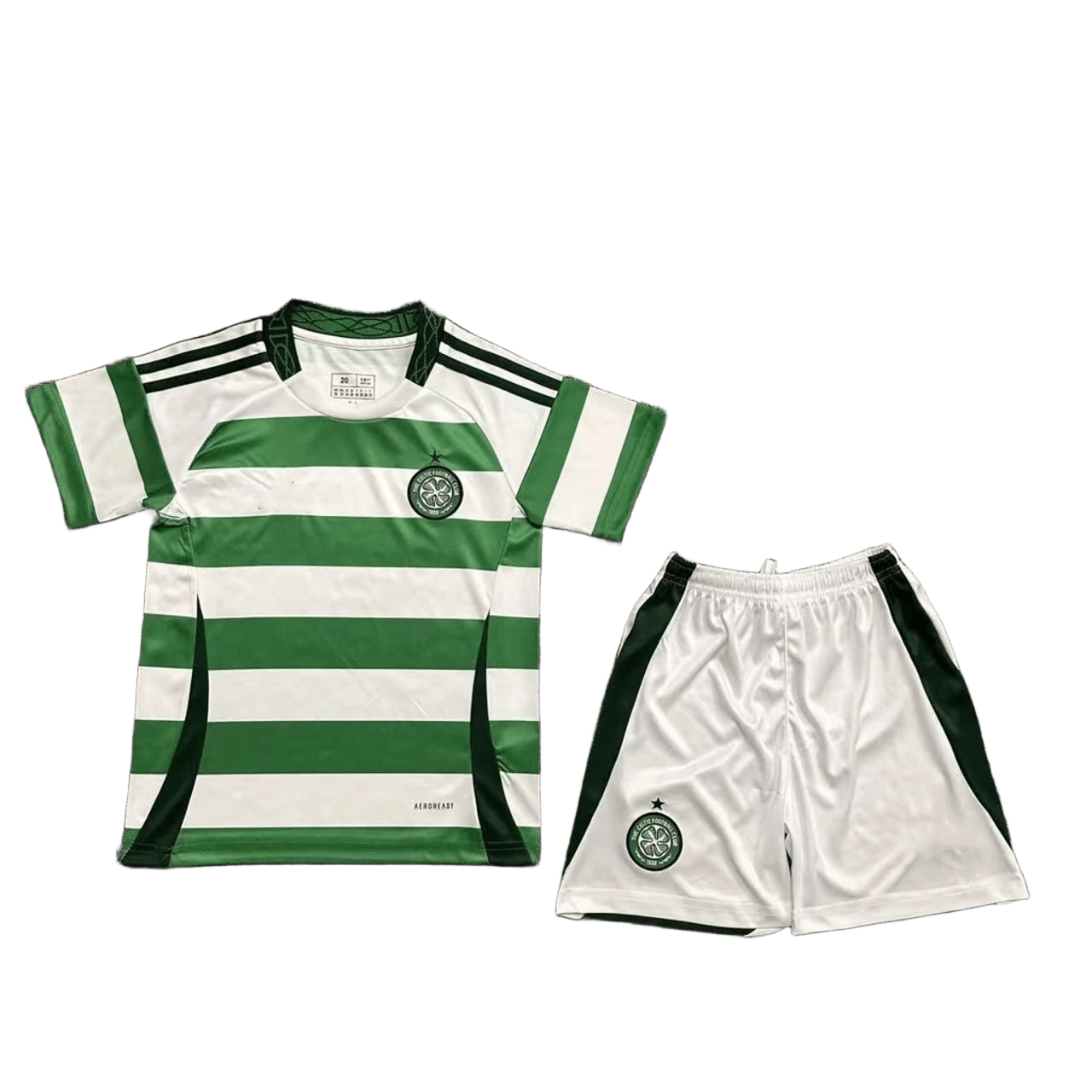 Adidas Celtics White Green Breathable Sports Set