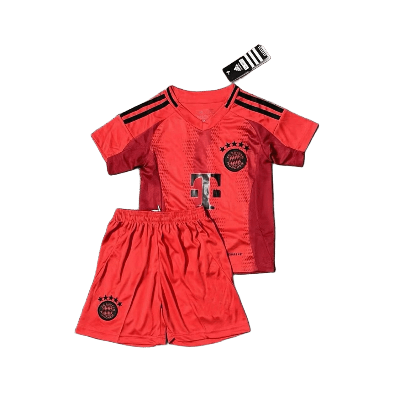 Adidas FC Bayern Kids Breathable Red Football Kit