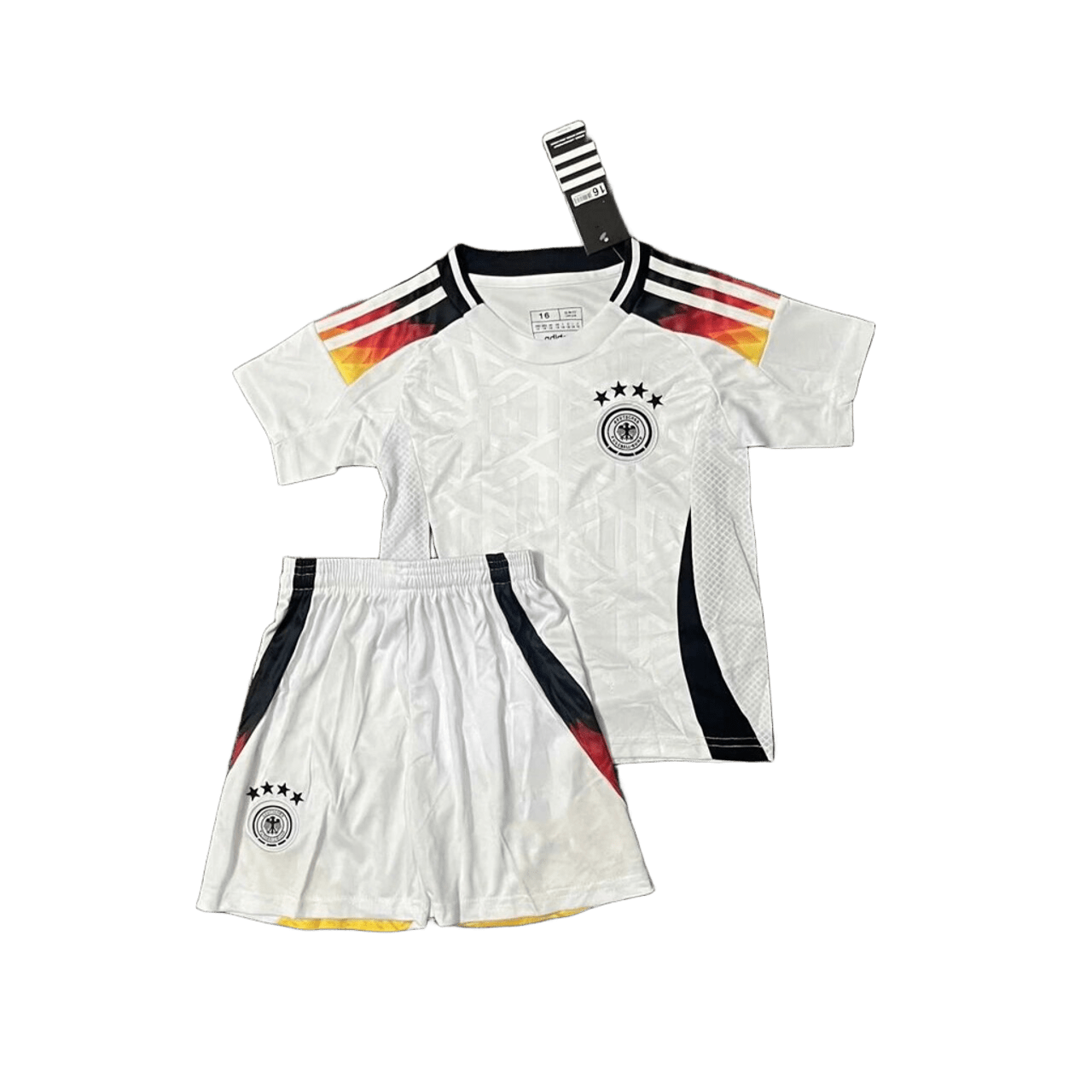 adidas Germany Kids White Breathable Soccer Jersey