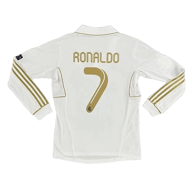 Adidas Real Madrid CR7 White Long Sleeve Jersey