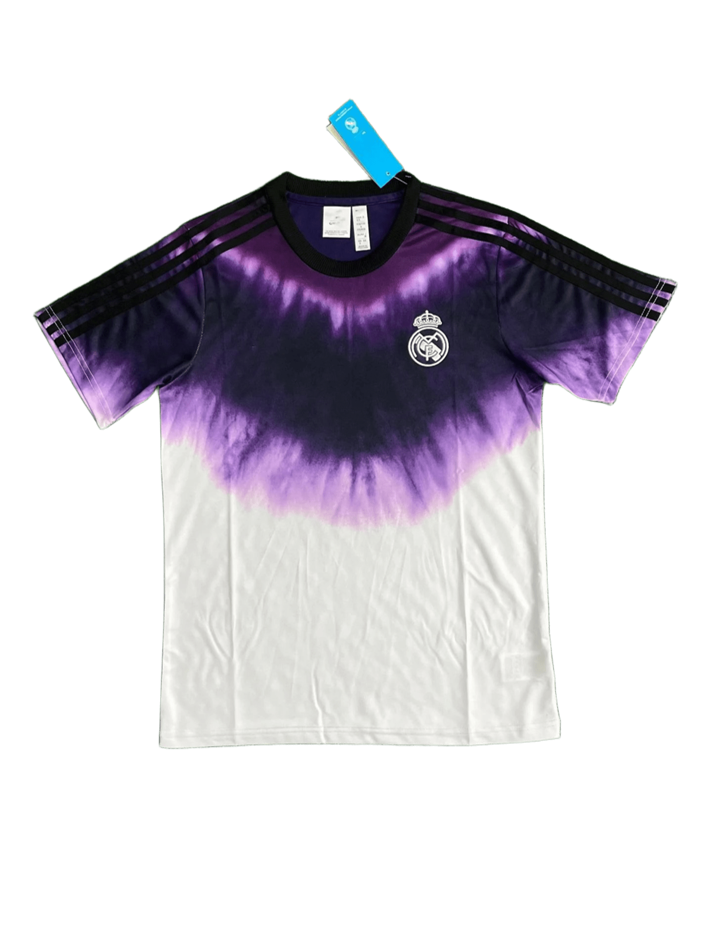 Adidas Real Madrid Purple White Gradient Short Sleeve T-Shirt