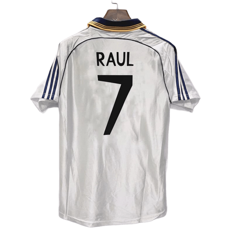 Adidas Real Madrid Raul 7 White Breathable Classic Jersey