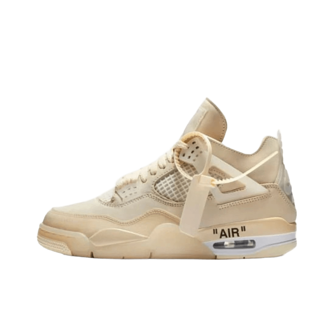 Air Jordan 4 Retro 'Cream' Leather Sneakers