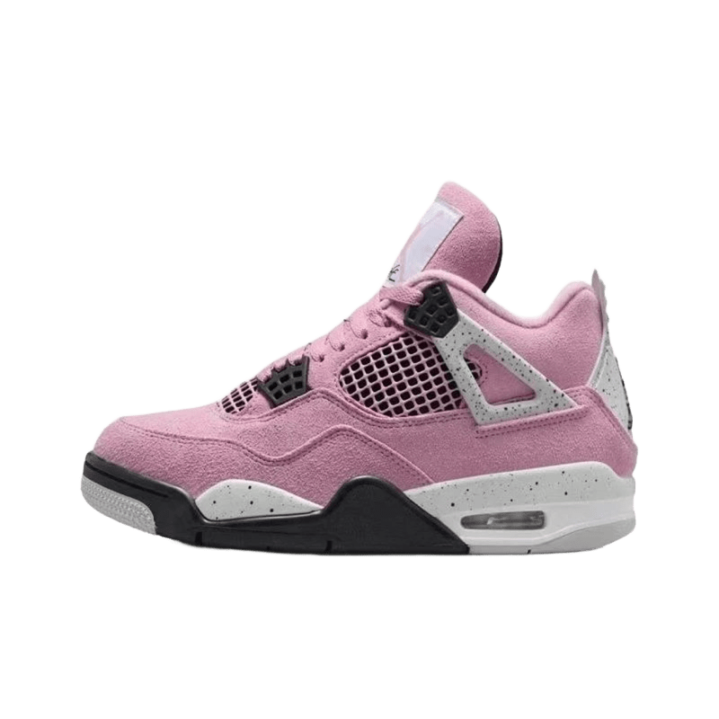 Air Jordan 4 Retro Pink Suede Men's Women's Sneakers