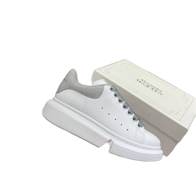 Alexander McQueen Chunky Sneakers In White And Grey