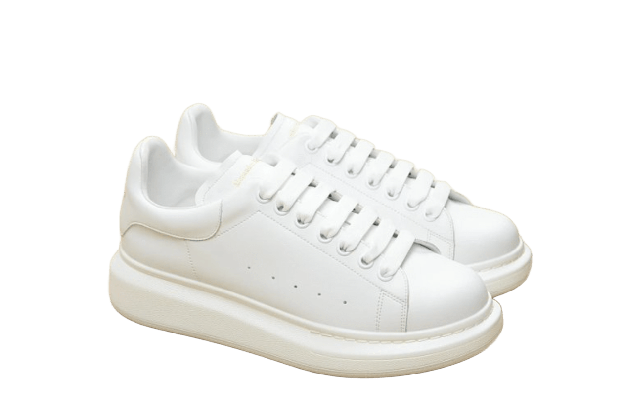 Alexander McQueen Oversized Sneaker Classic White Leather