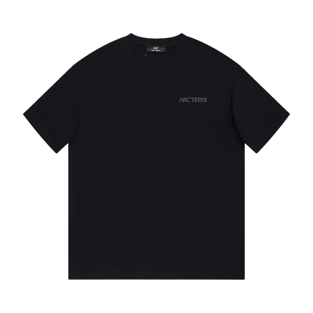 Arcteryx Black Cotton T-Shirt: Unisex Crew Neck Tee