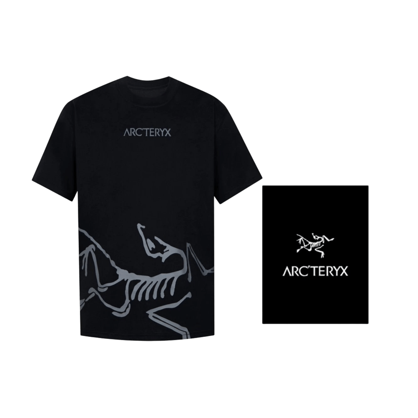 Arc'teryx Black Cotton T-Shirt: Unisex Tee with Logo
