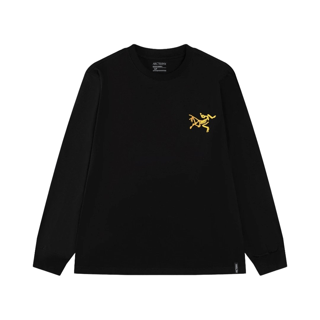 Arc'teryx Black Cotton Tee: Unisex Crewneck