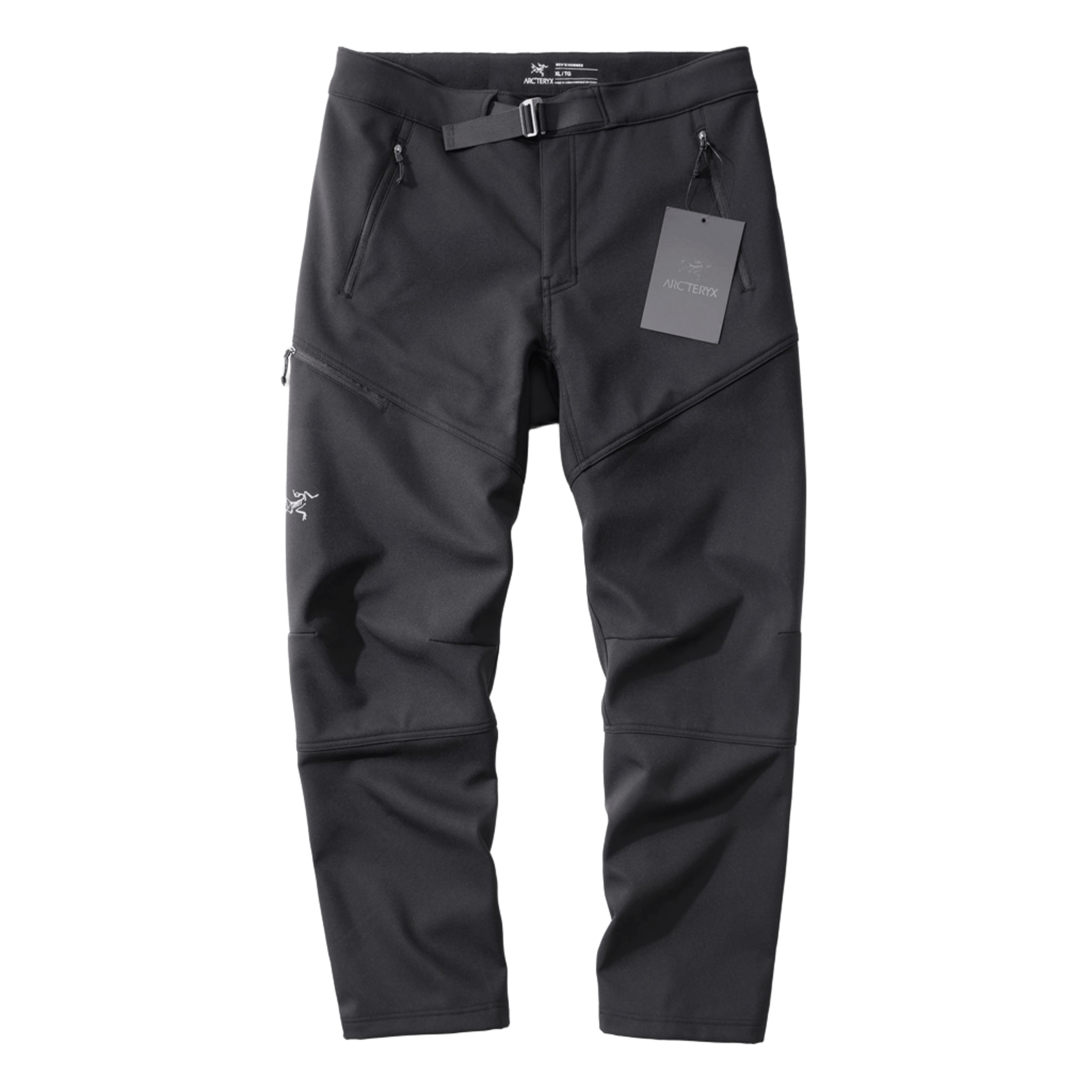 Arc'teryx Black Softshell Pants: Durable, Multi-Pocket, Unisex