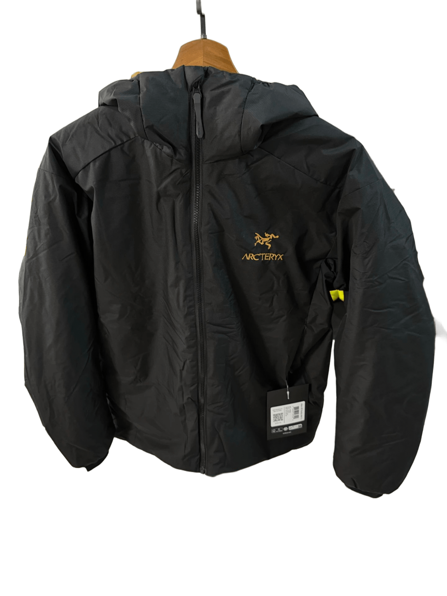 Arcteryx Black Waterproof Hooded Jacket, Windproof Unisex
