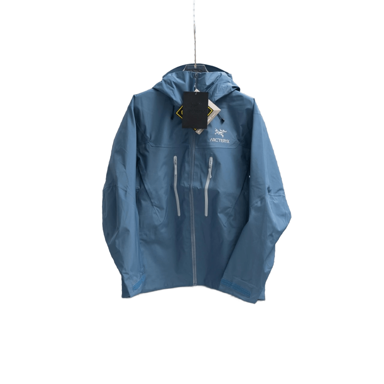 Arcteryx Blue Waterproof Windproof Hooded Jacket Unisex