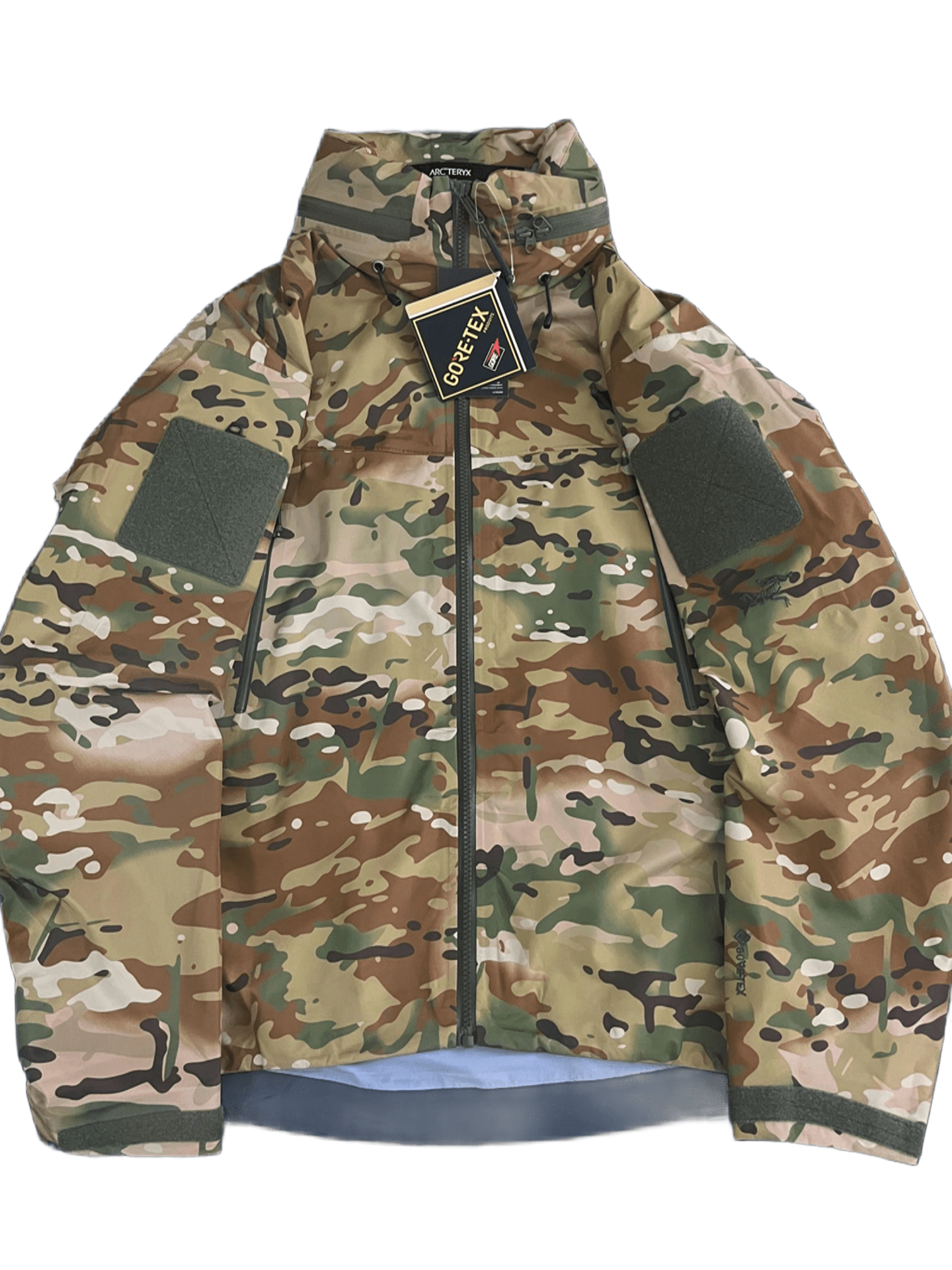 Arcteryx Camo GORE-TEX Jacket: Unisex Waterproof Windproof