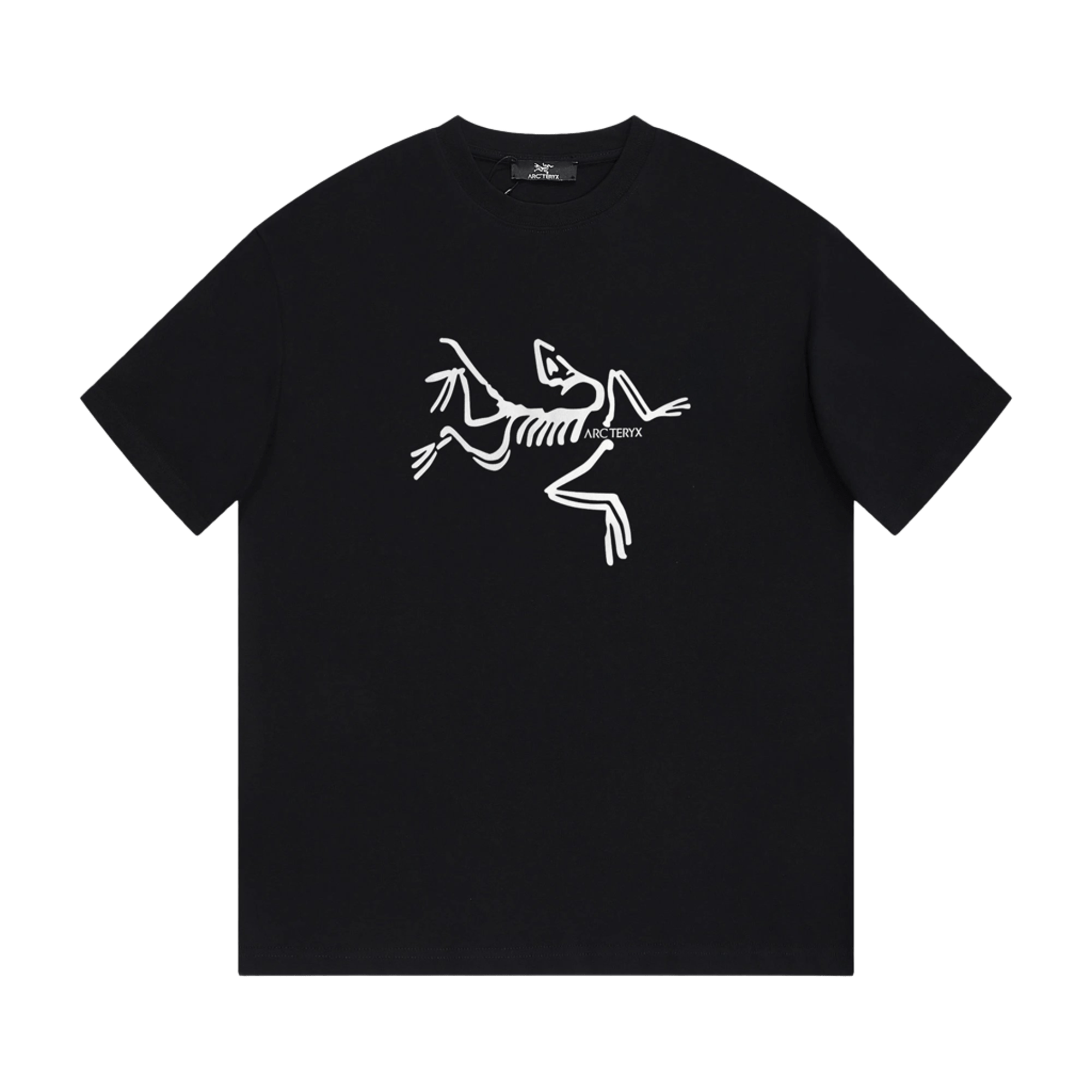 Arcteryx Cotton T-Shirt White Lizard Skeleton Print Unisex