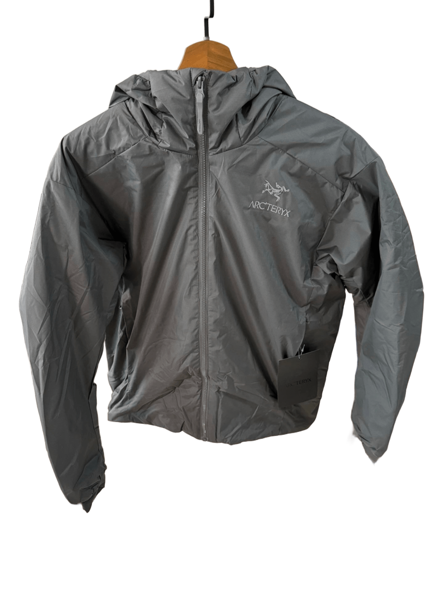 Arcteryx Gray Windproof Waterproof Hooded Jacket: Lightweight