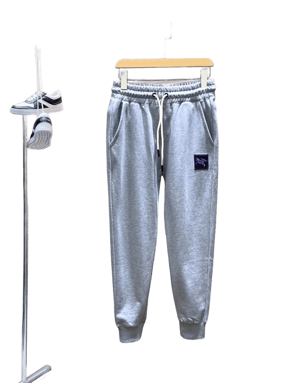 Arcteryx Grey Cotton Joggers Unisex Tapered Pants