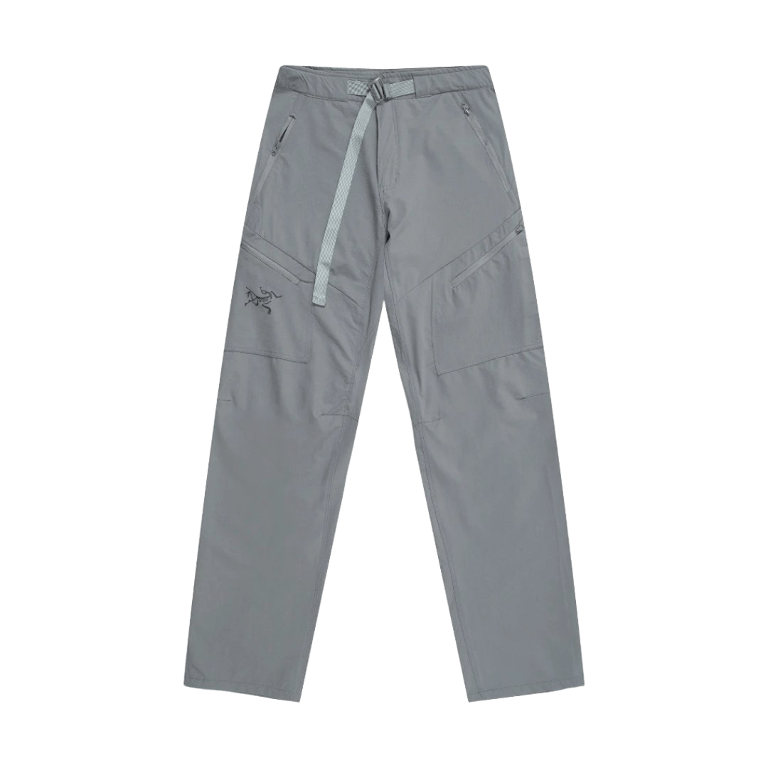 Arcteryx Grey Quick-Dry Pants, Breathable with Zipper Pockets