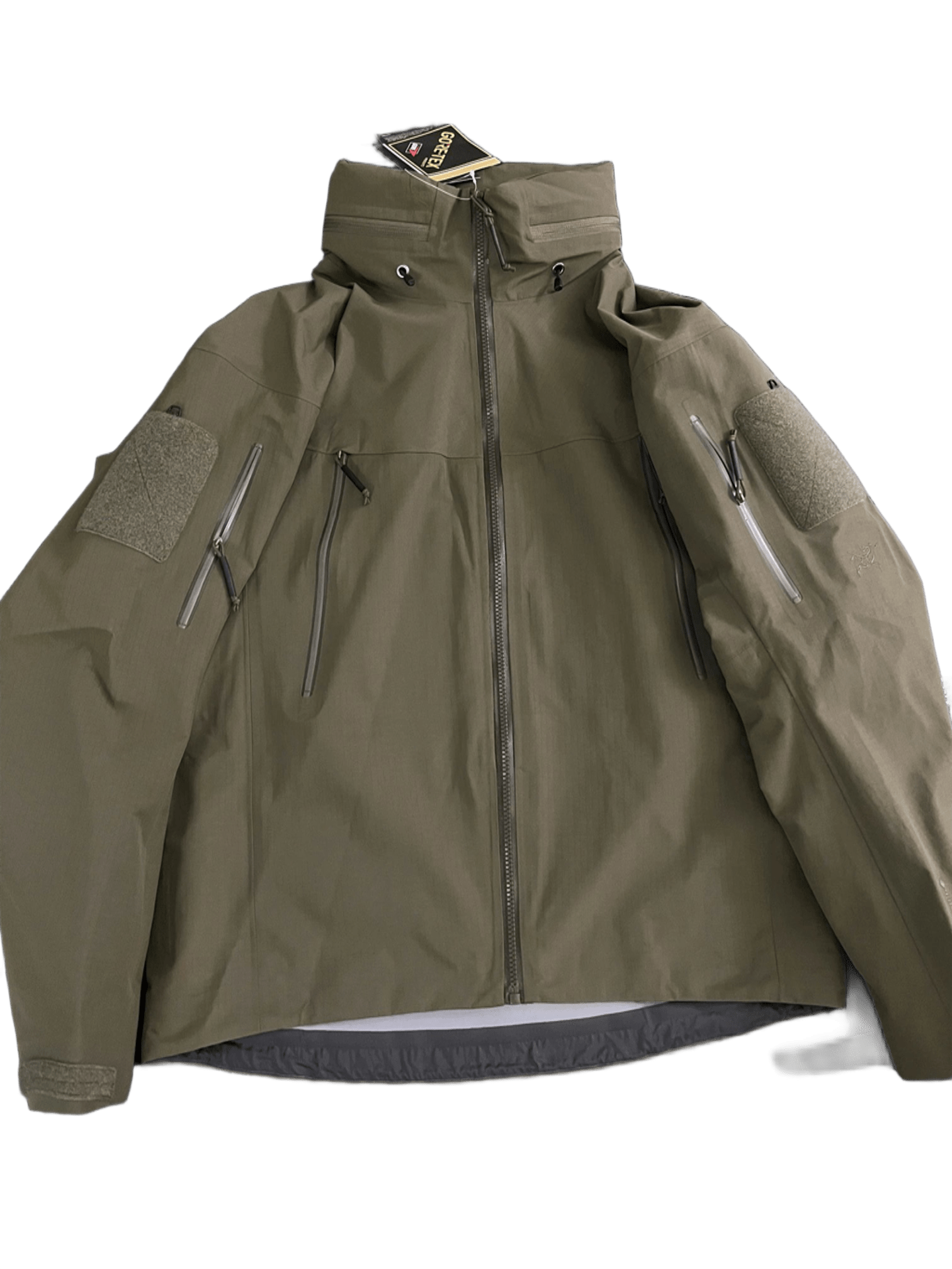 Arcteryx LEAF Tactical Jacket: Men's Waterproof Military Green