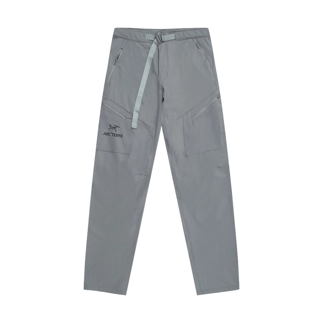 Arc'teryx Light Gray Quick-Dry Cargo Pants - Adjustable Waist