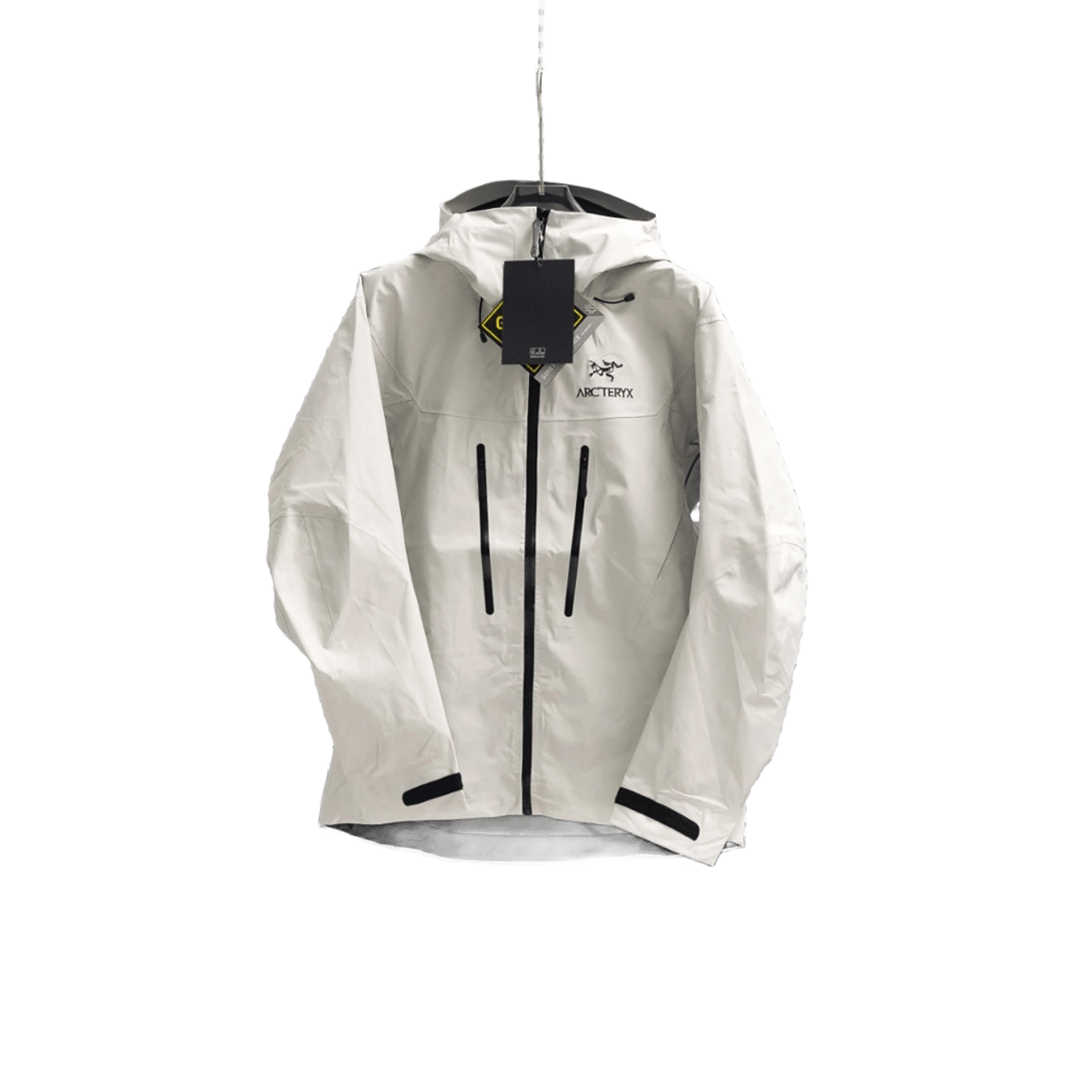 Arcteryx Light Gray Windproof Waterproof Hooded Jacket