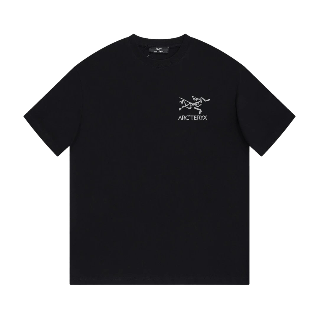 Arcteryx Men's Black Cotton T-Shirt | Skeleton Logo