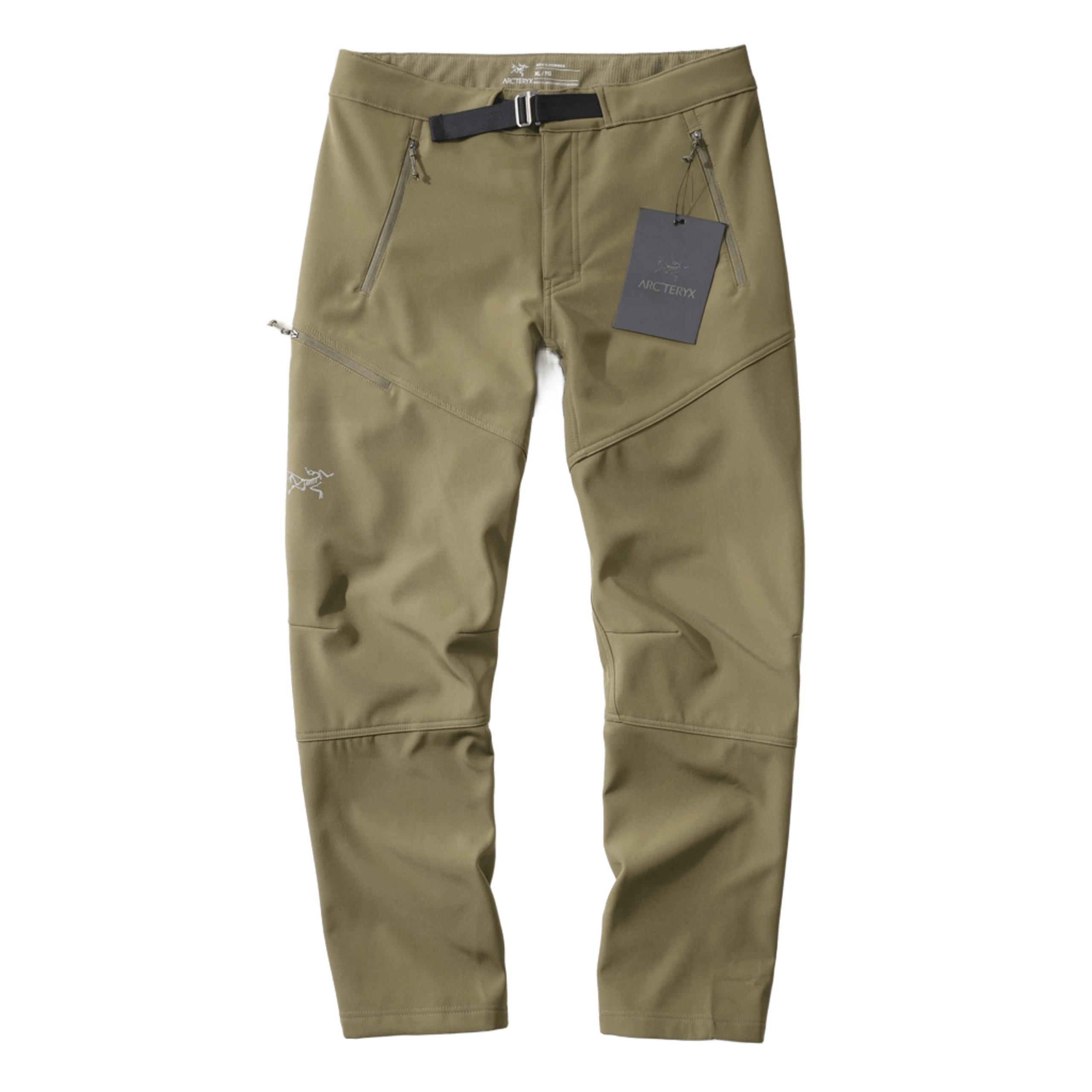 Arc'teryx Men's Khaki Hiking Pants Stretch Multi-Pocket