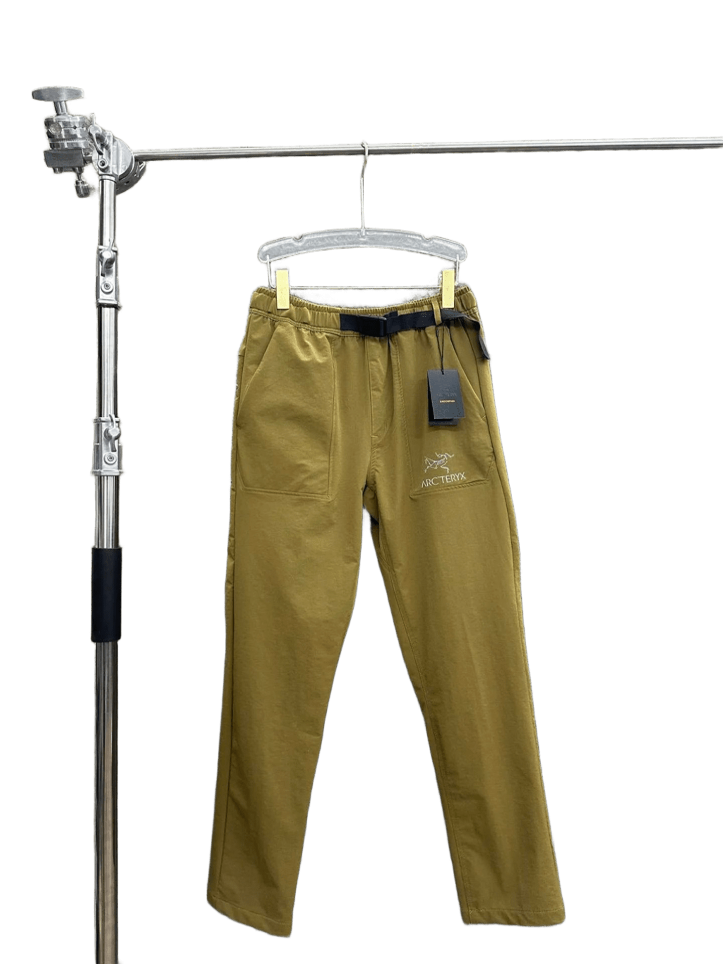 Arc'teryx Olive Green Cotton Drawcord Waist Pants Unisex