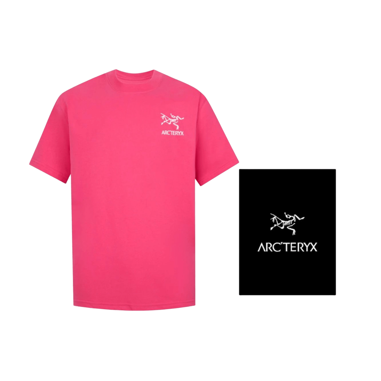 Arc'teryx Pink Crewneck Tee: Cotton Unisex T-Shirt