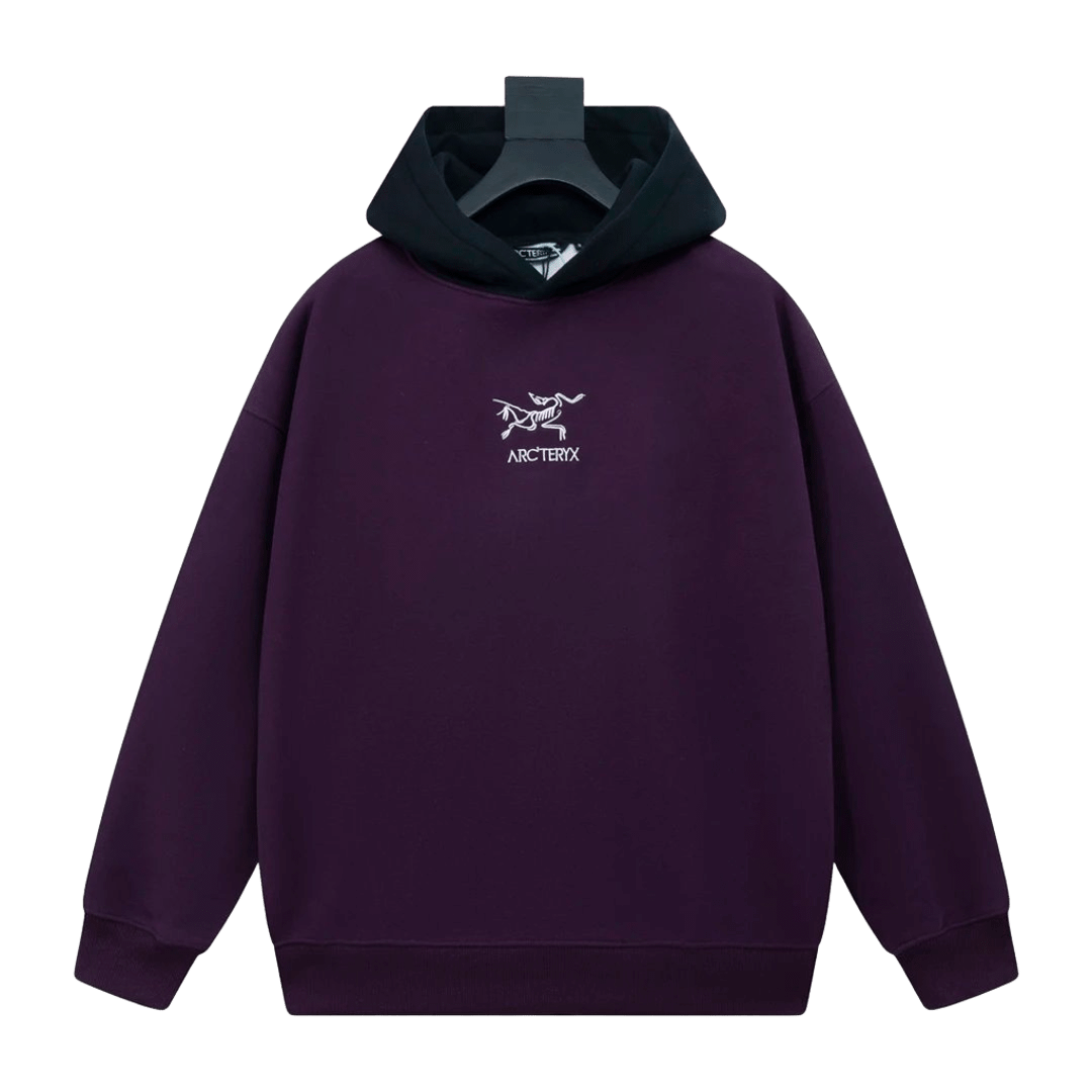Arc'teryx Purple Hoodie: Cotton Pullover, Unisex Outdoor