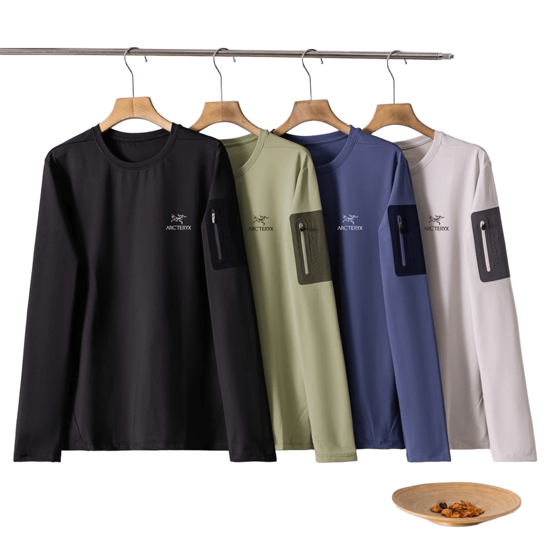 Arcteryx Quick-Dry T-Shirt: Round Neck, Unisex Sportswear