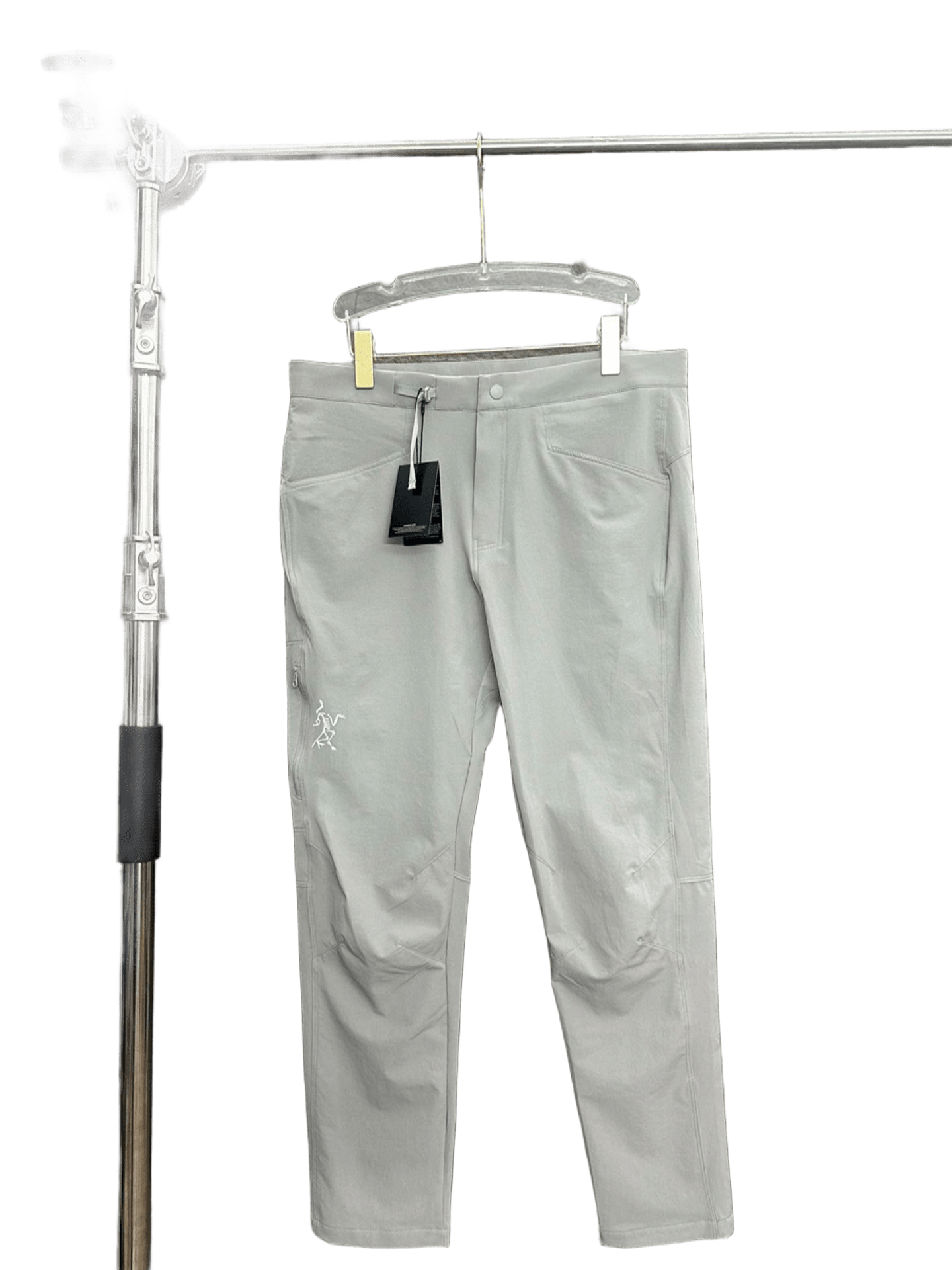 Arc'teryx Stretch Slim Outdoor Pants, Light Gray
