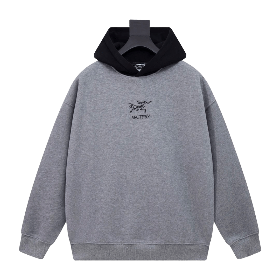 Arc'teryx Unisex Grey Cotton Hoodie