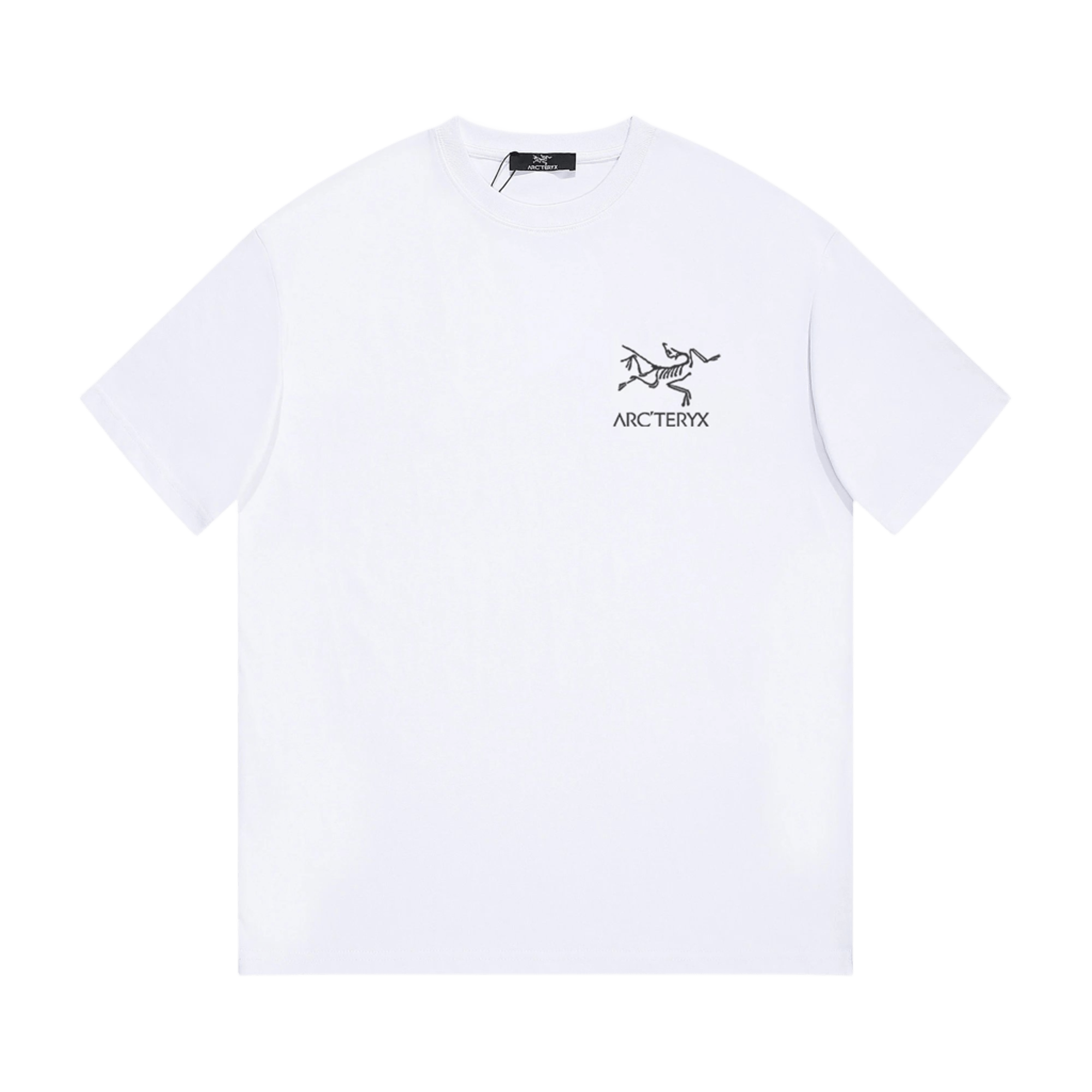 Arcteryx White Cotton T-Shirt: Unisex Minimalist Tee