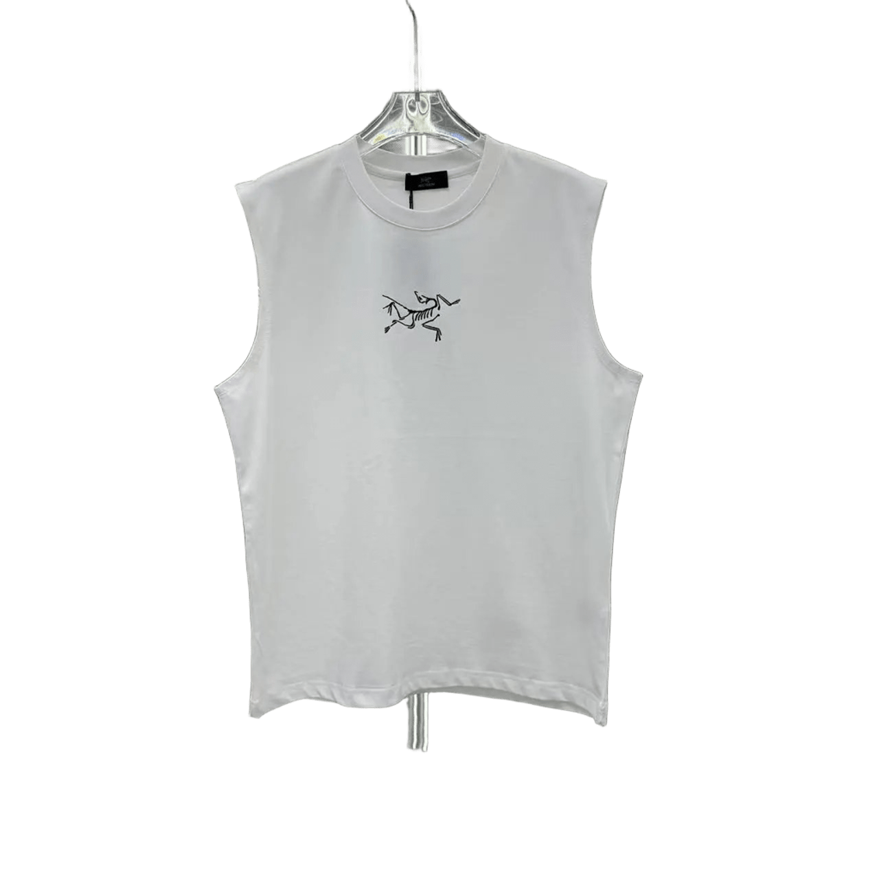 Arcteryx White Cotton Tank, Unisex Round Neck Tee