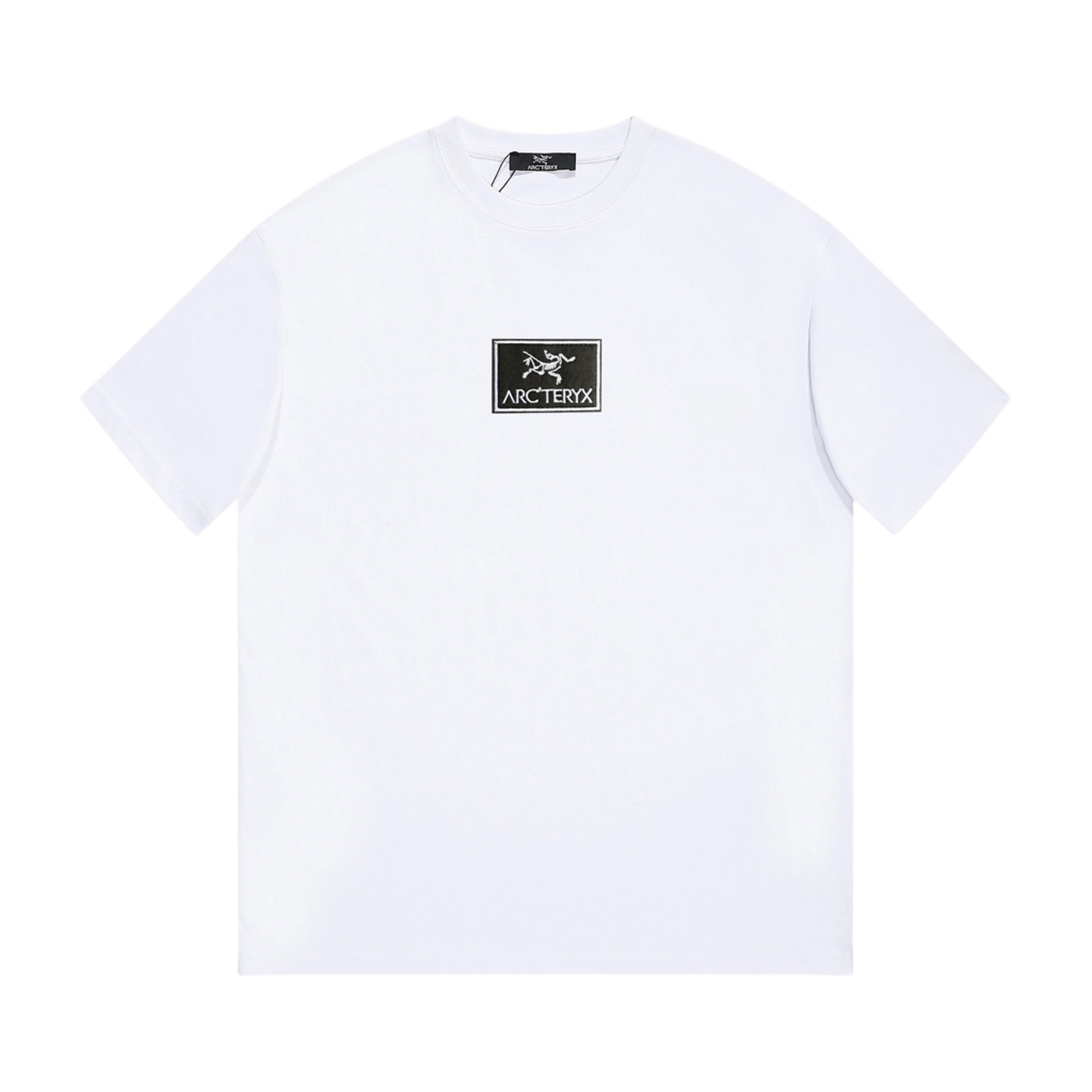 Arcteryx White Logo T-Shirt: Premium Cotton, Minimalist