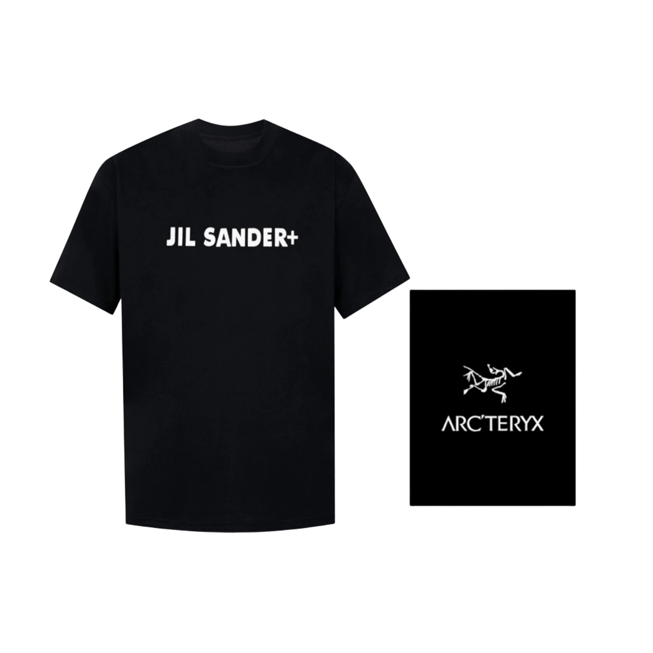 Arc'teryx x JIL SANDER+ Black Cotton T-Shirt Unisex
