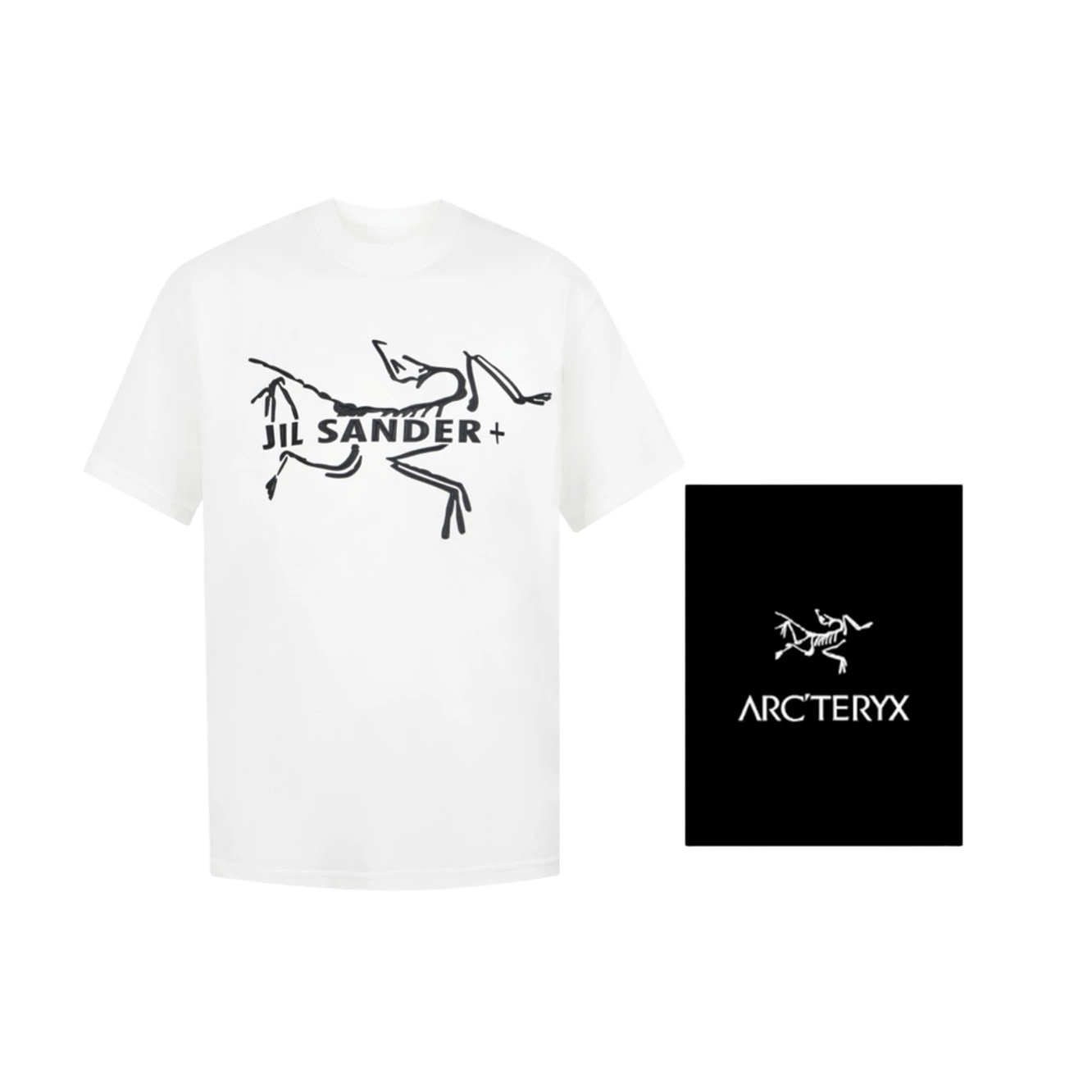 Arc'teryx x JIL SANDER+ White Cotton Tee