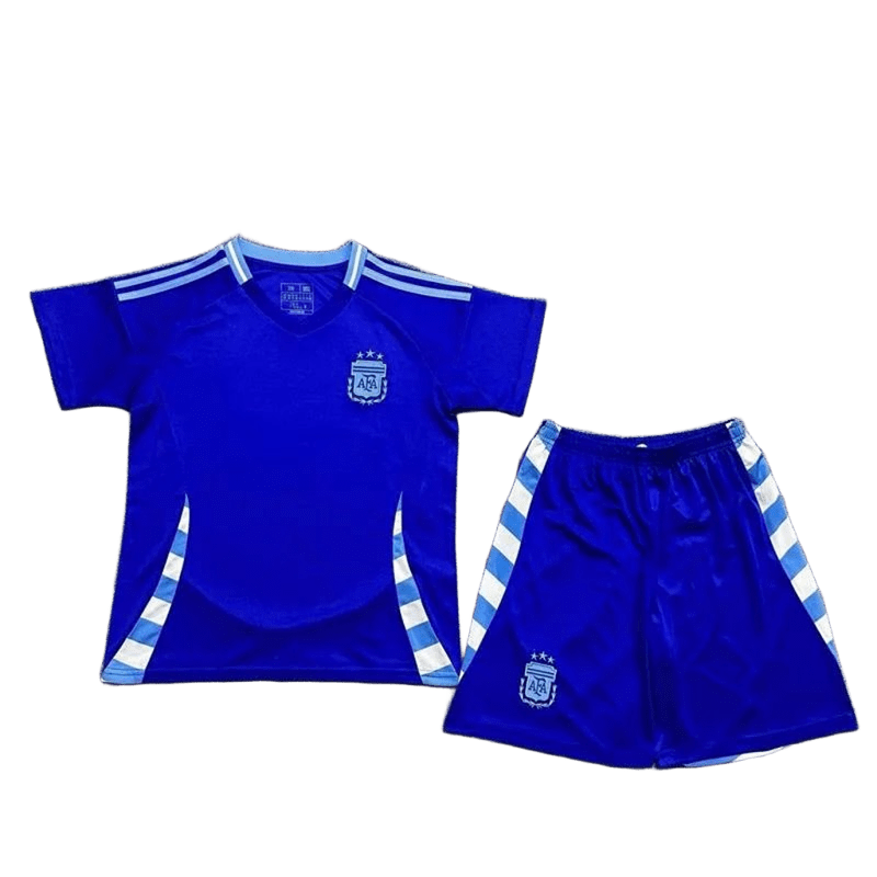 Argentina Kids Blue Breathable Soccer Sports Set