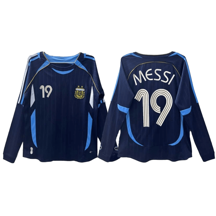 Argentina Messi 19 Football Jersey Blue