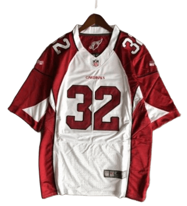 Arizona Cardinals White/Red Breathable Football Jersey