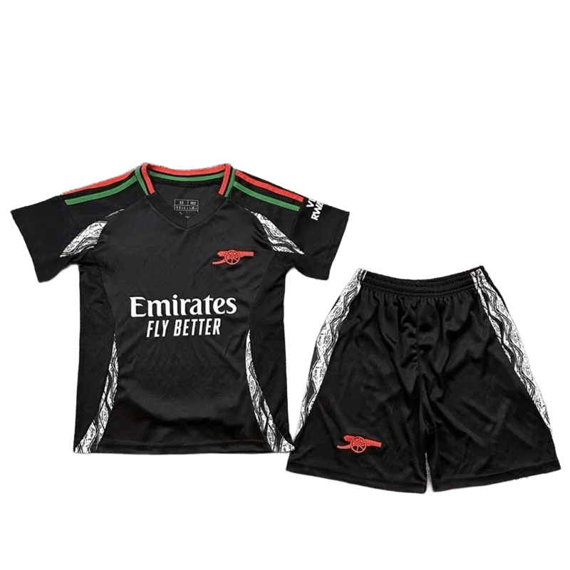 Arsenal Black Breathable Sports Set Streetwear