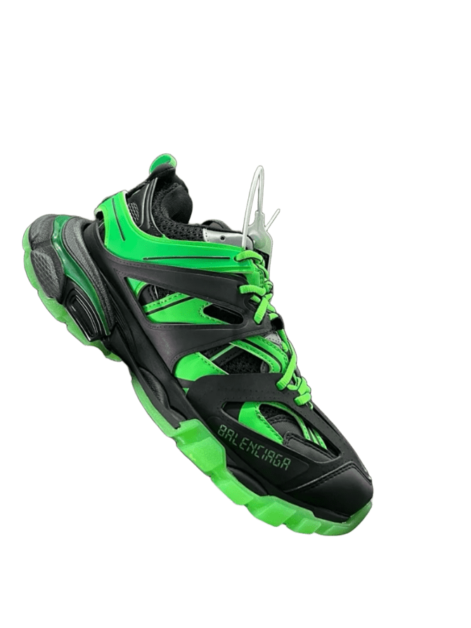 Balenciaga Track 2 Black Green Dad Sneakers