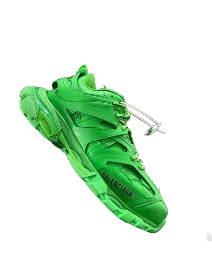 Balenciaga Track 2 Neon Green Chunky Dad Sneakers Unisex