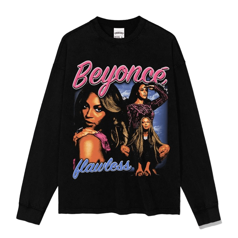 Beyoncé Flawless Vintage Tee - Unisex Cotton Streetwear