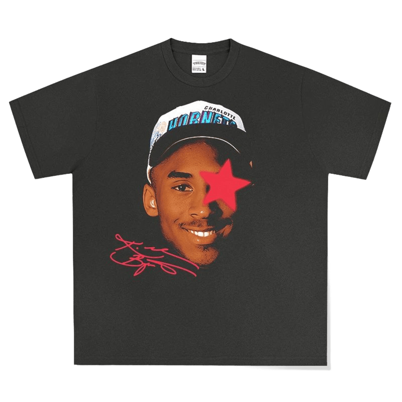 Black Graphic Cotton Tee | Unisex Streetwear Printed T-Shirt