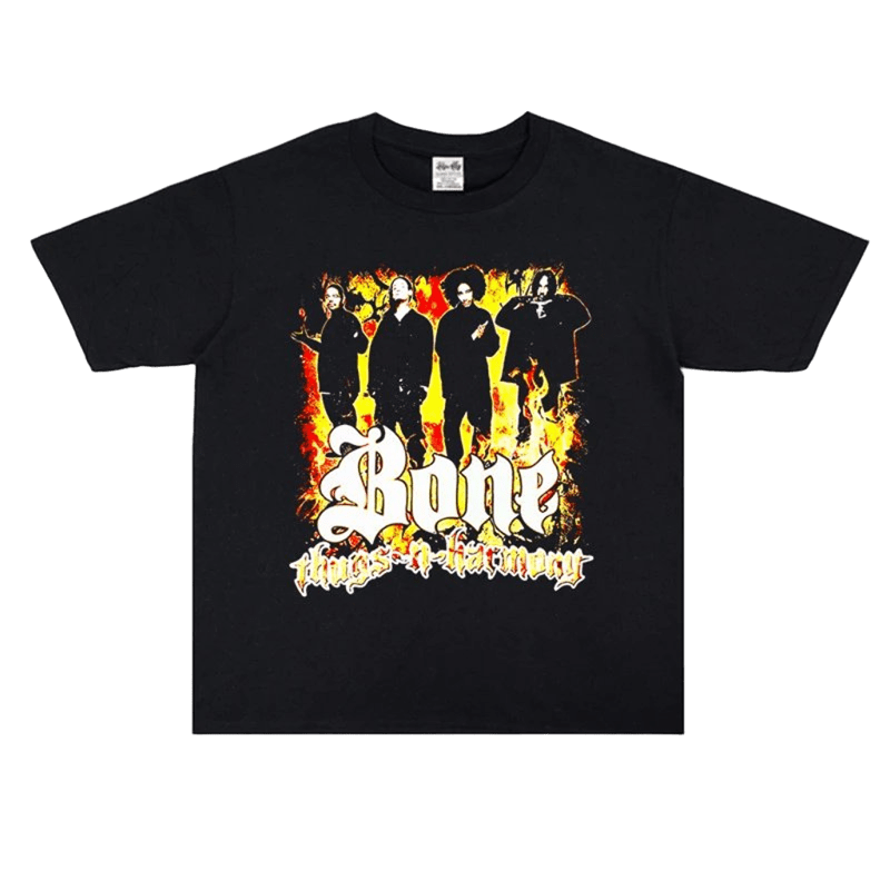 Bone Thugs T-Shirt 90s Hip-Hop Unisex Cotton Tee